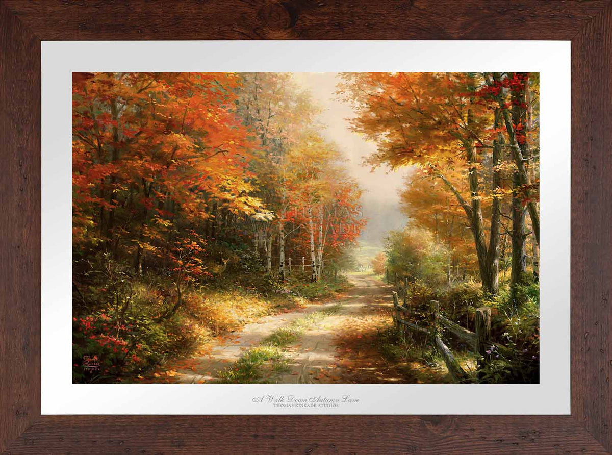 A Walk Down Autumn Lane - Limited Edition Paper