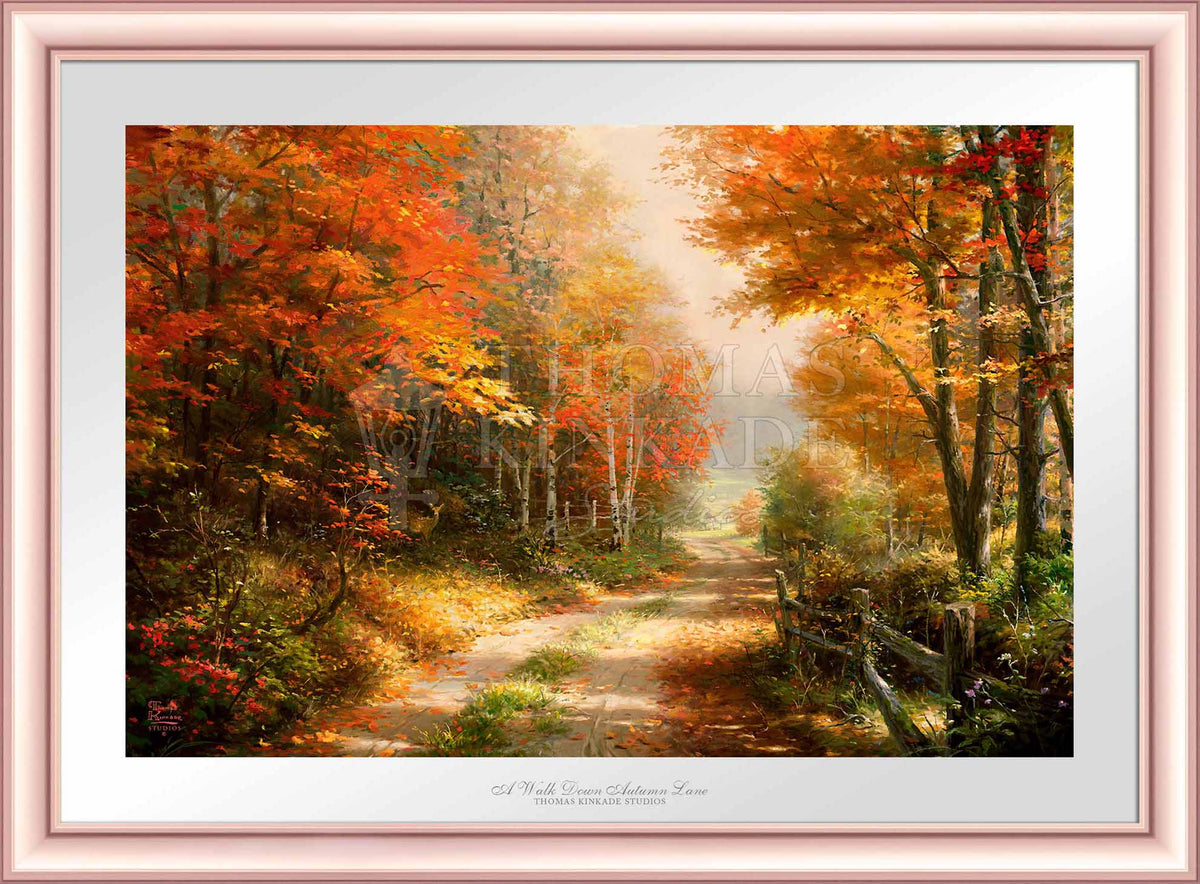 A Walk Down Autumn Lane - Limited Edition Paper