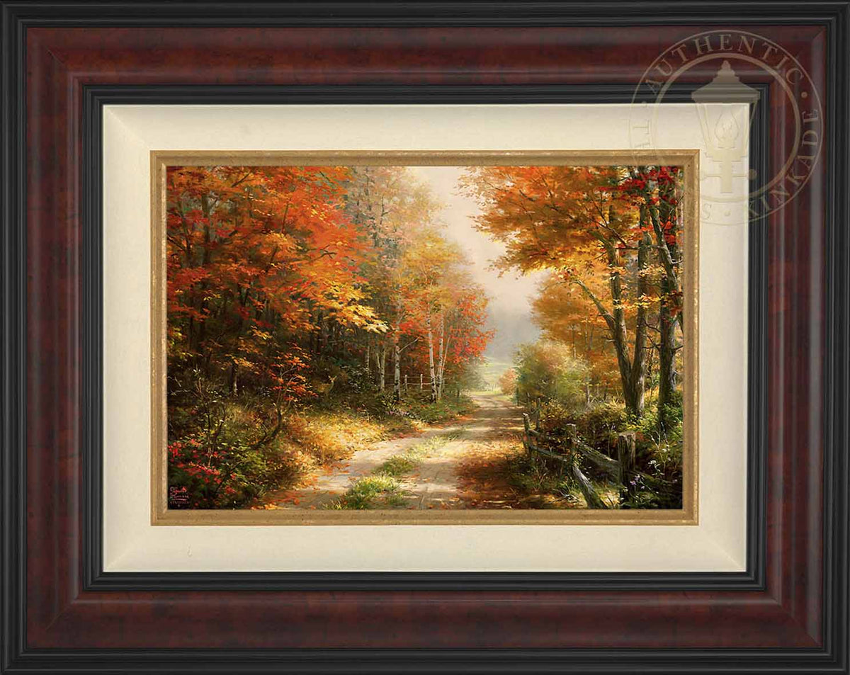 A Walk Down Autumn Lane - Limited Edition Canvas