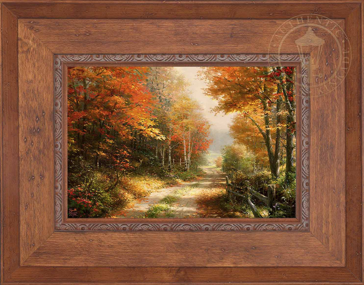 A Walk Down Autumn Lane - Limited Edition Canvas