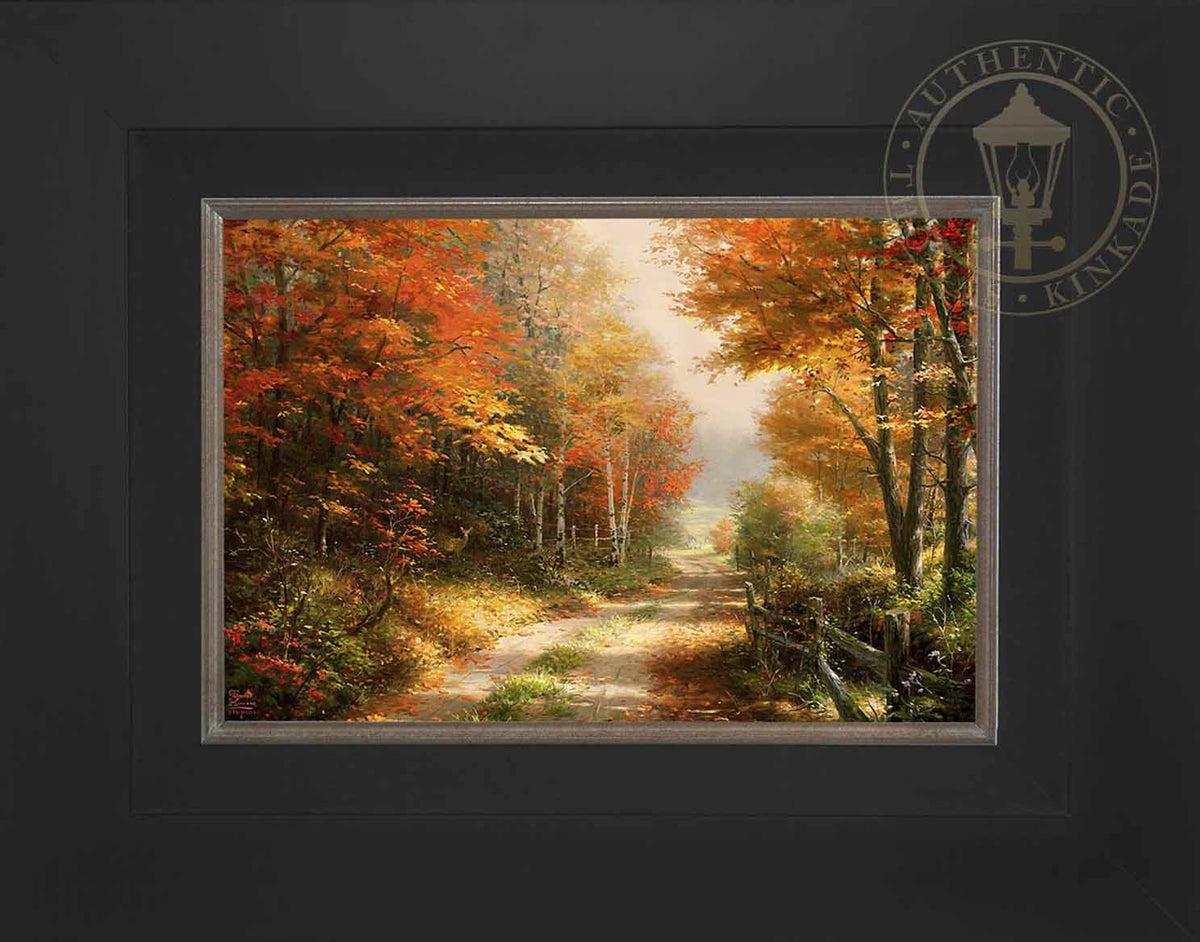 A Walk Down Autumn Lane - Limited Edition Canvas