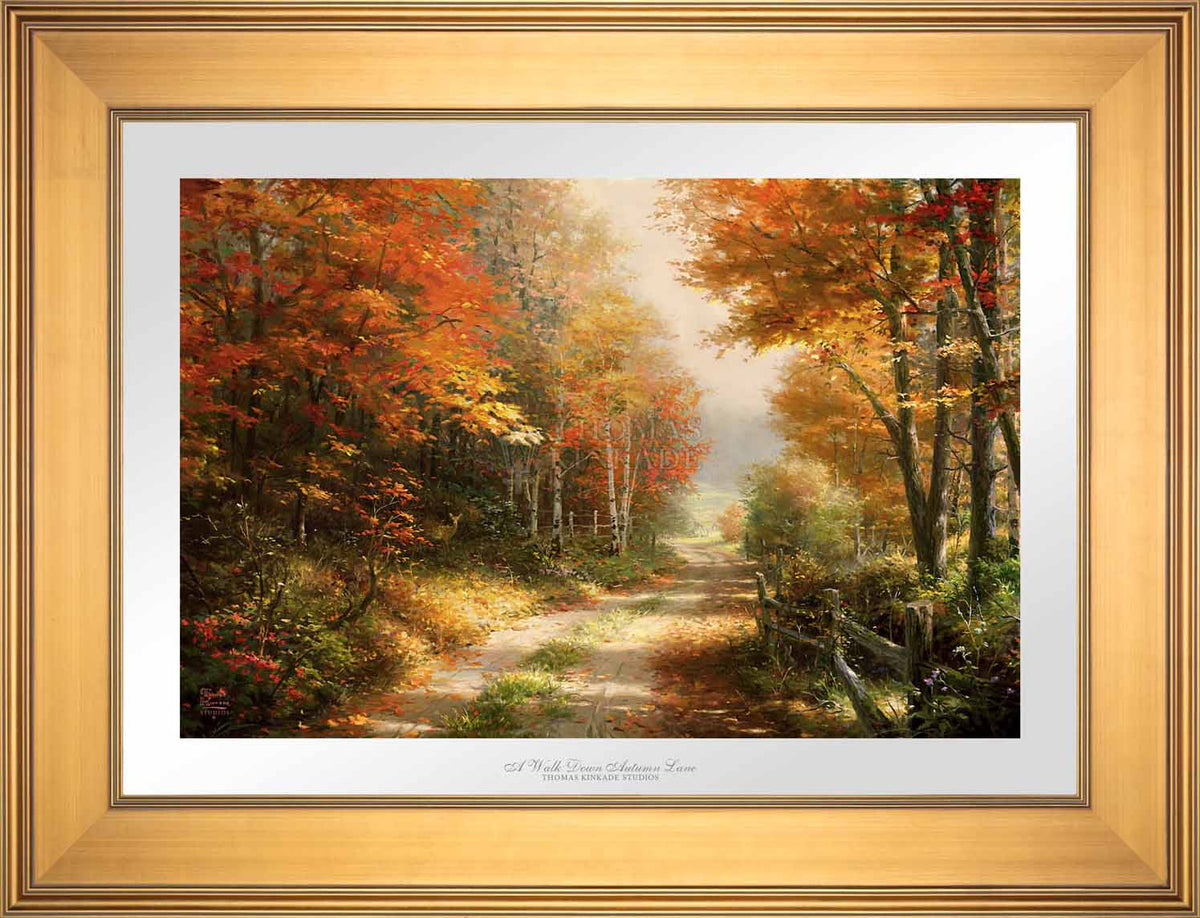 A Walk Down Autumn Lane - Limited Edition Paper