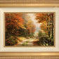 A Walk Down Autumn Lane - Limited Edition Canvas
