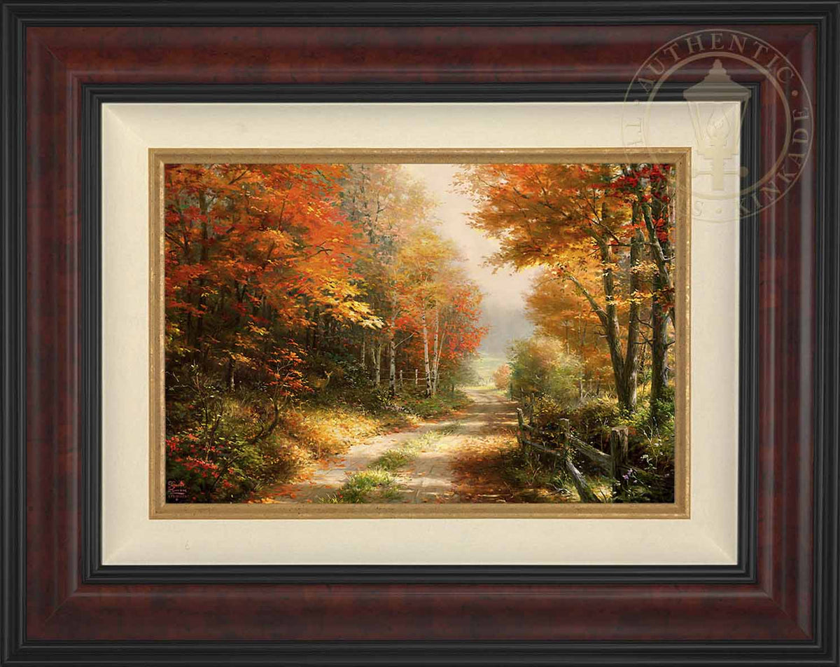A Walk Down Autumn Lane - Limited Edition Canvas