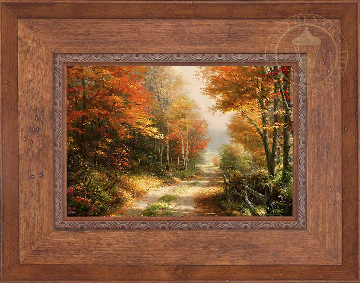 A Walk Down Autumn Lane - Limited Edition Canvas