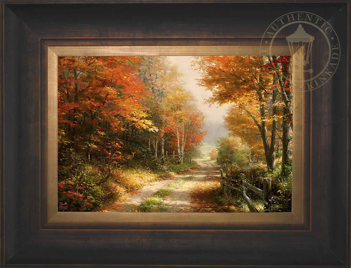 A Walk Down Autumn Lane - Limited Edition Canvas