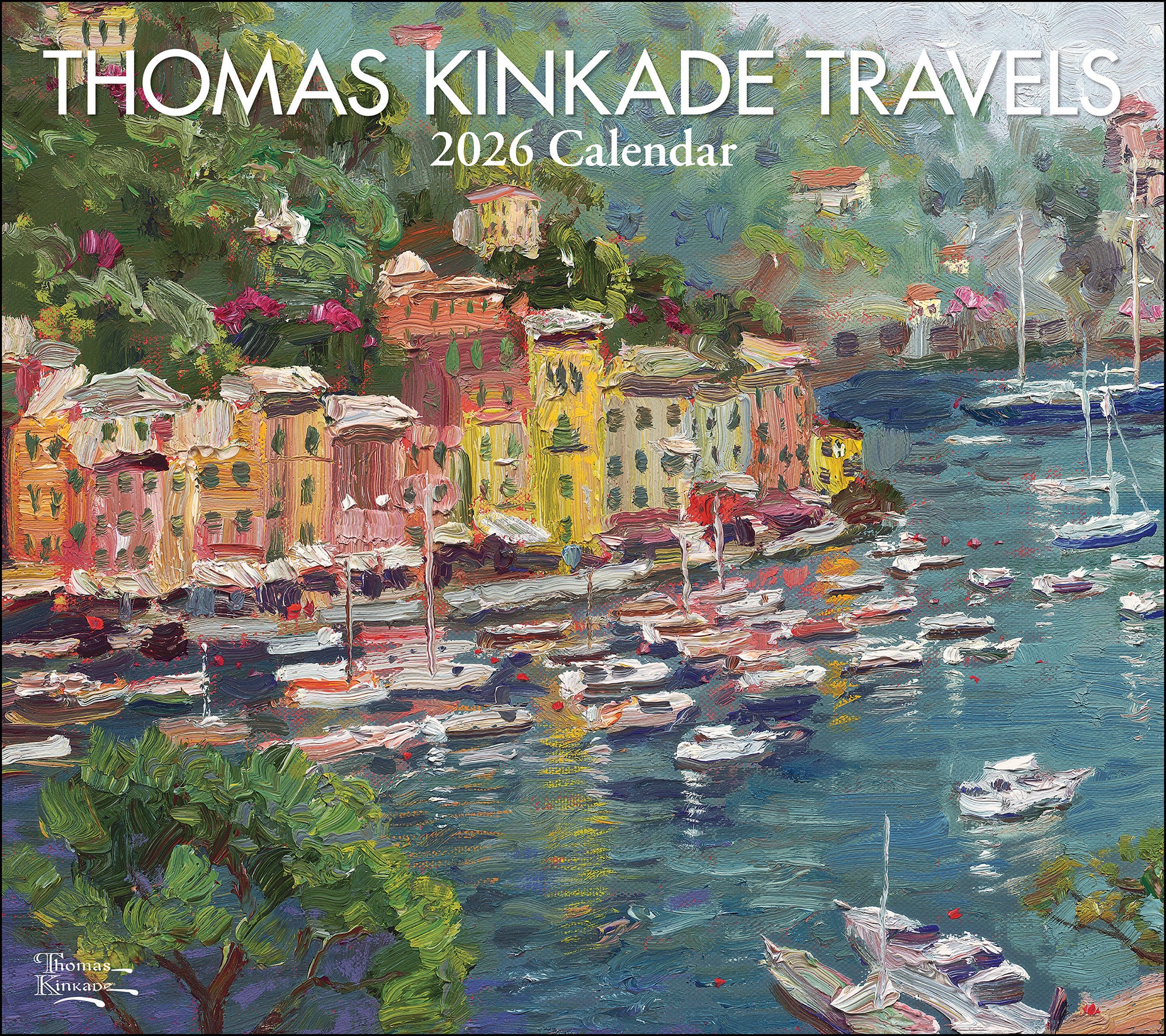 Thomas Kinkade Travels 2026 Deluxe Wall Calendar Calendar From