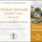 Thomas Kinkade Special Collector's Edition 2026 Deluxe Wall Calendar with Print