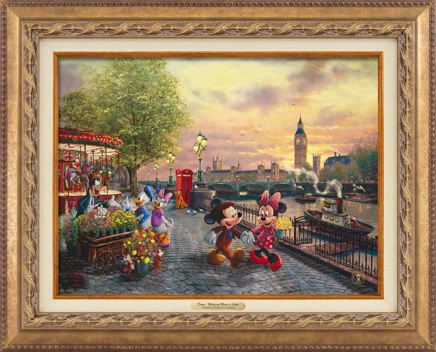 Disney Mickey and Minnie in London - Canvas Classics