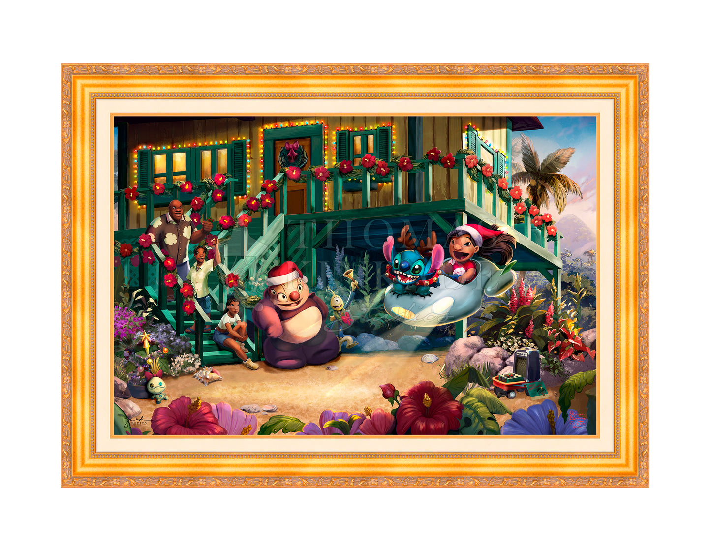 Disney Lilo and Stitch Aloha Christmas - Jewel Edition Art