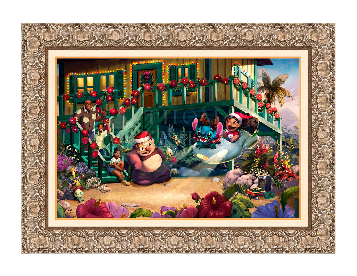 Disney Lilo and Stitch Aloha Christmas - Jewel Edition Art