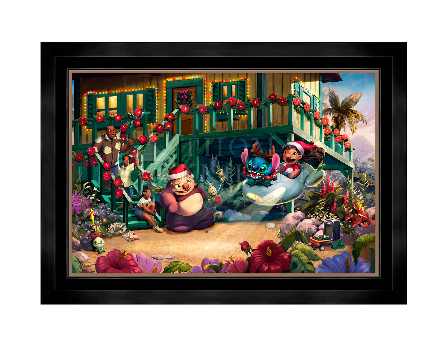 Disney Lilo and Stitch Aloha Christmas - Jewel Edition Art