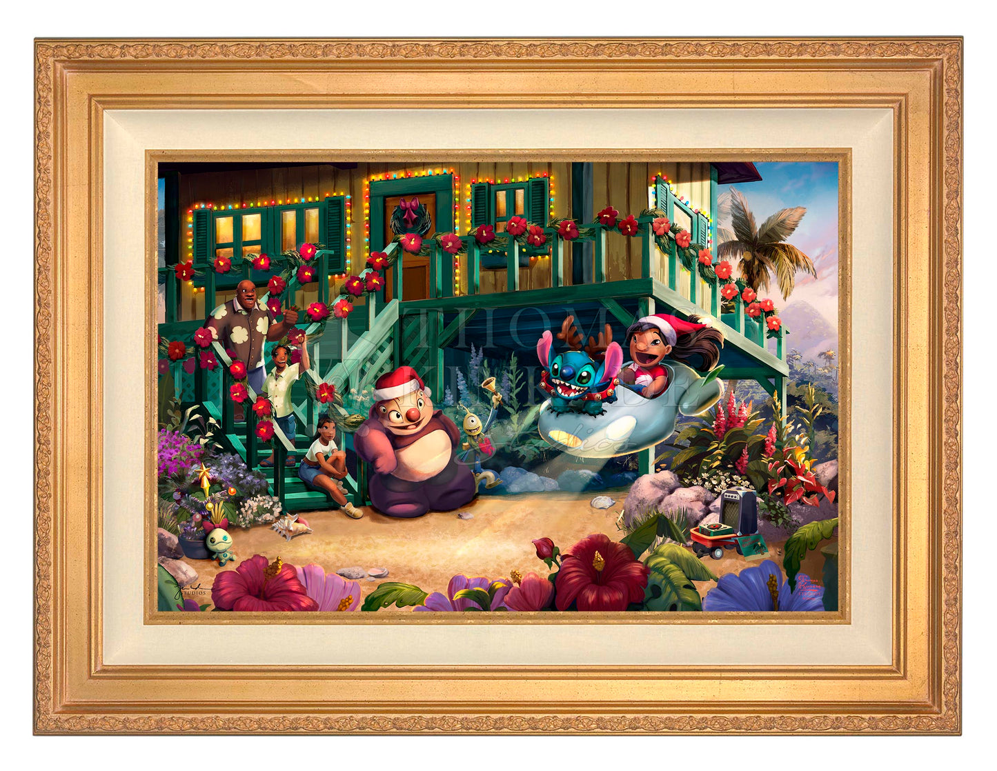 Disney Lilo and Stitch Aloha Christmas - Jewel Edition Art