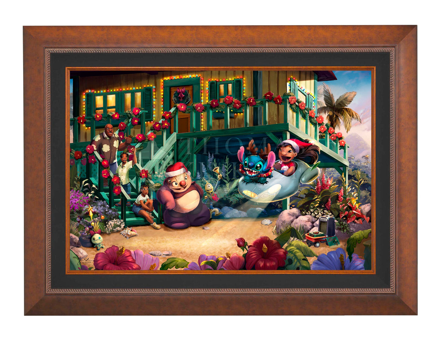 Disney Lilo and Stitch Aloha Christmas - Jewel Edition Art