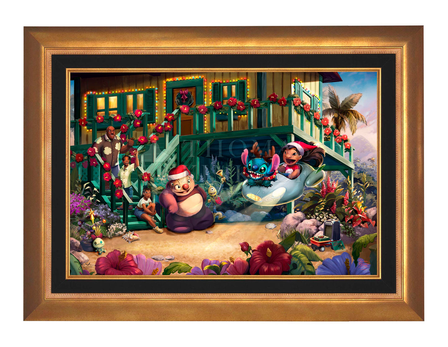 Disney Lilo and Stitch Aloha Christmas - Jewel Edition Art