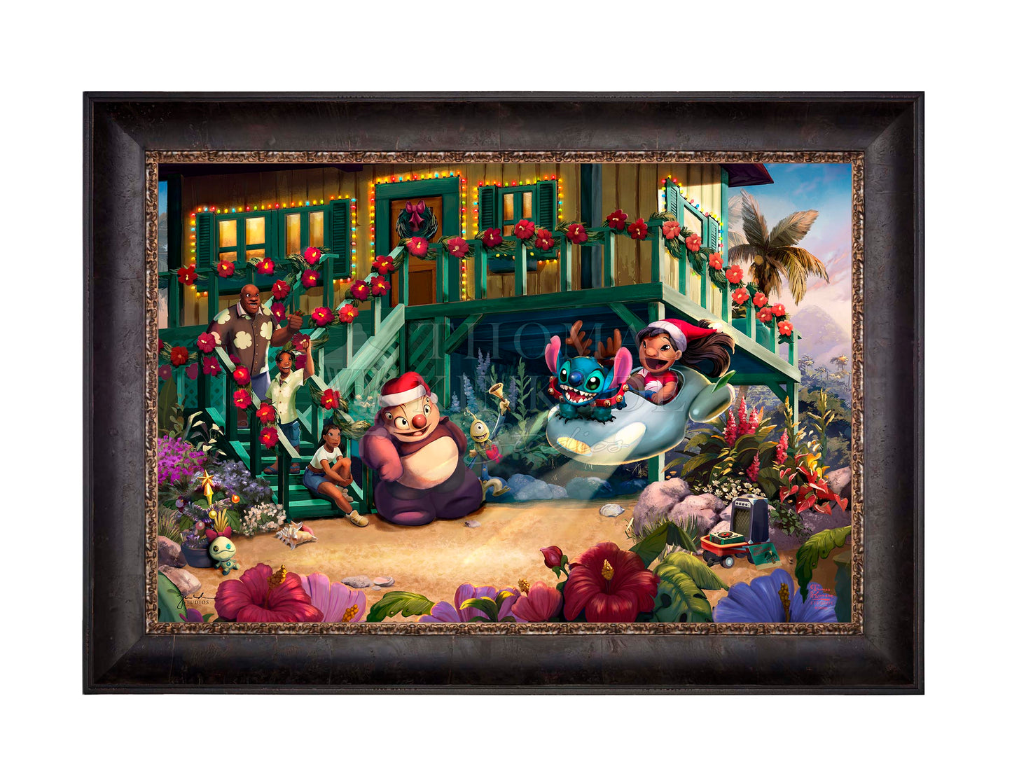 Disney Lilo and Stitch Aloha Christmas - Jewel Edition Art