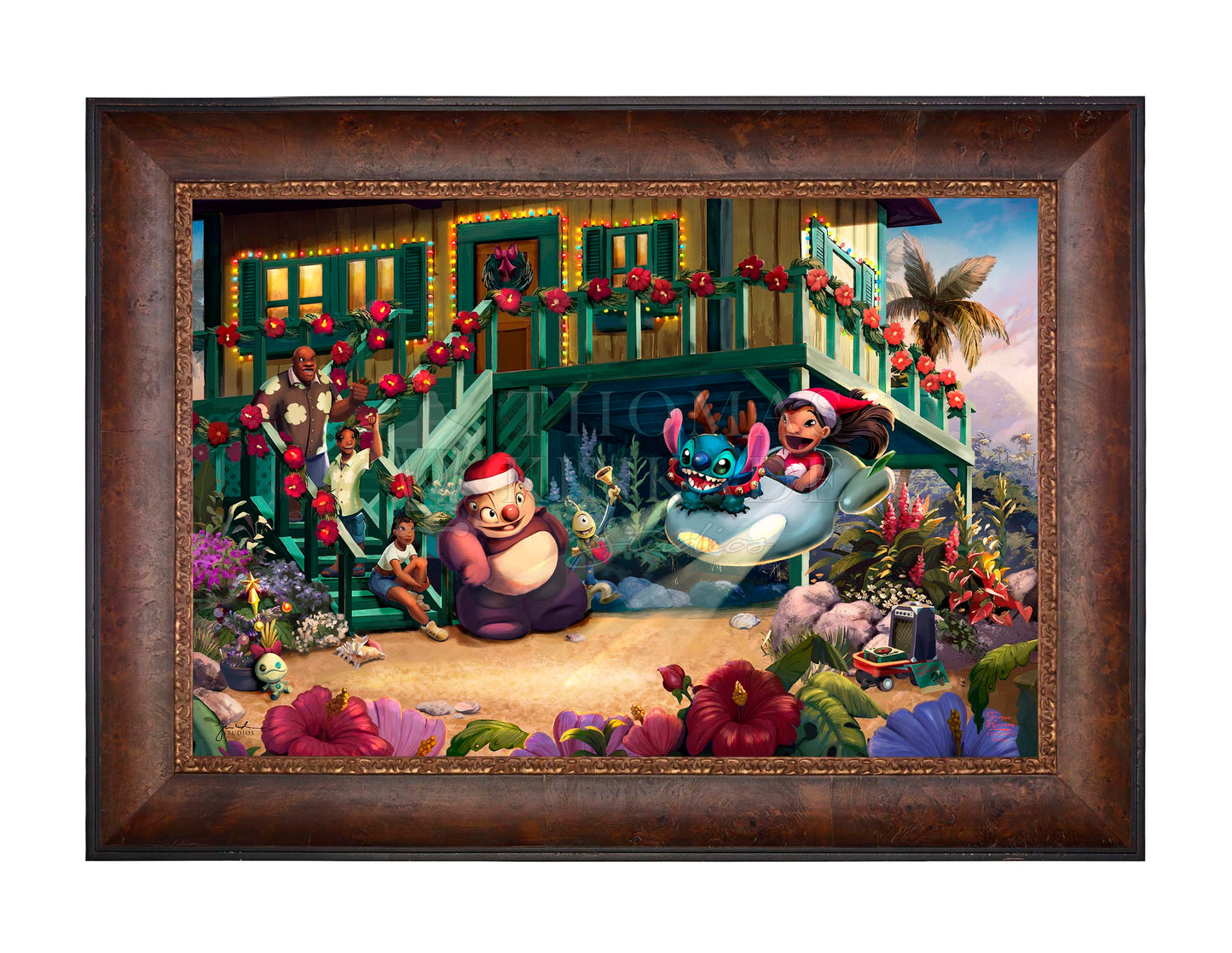 Disney Lilo and Stitch Aloha Christmas - Jewel Edition Art