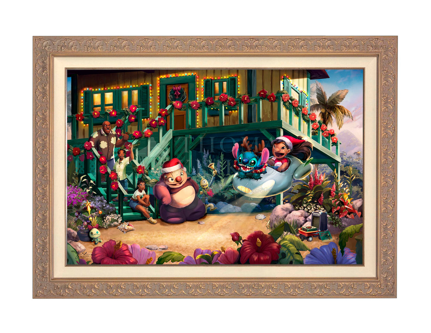 Disney Lilo and Stitch Aloha Christmas - Jewel Edition Art