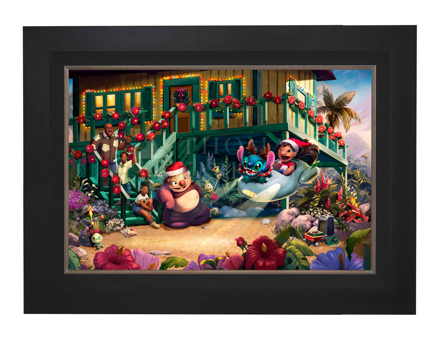 Disney Lilo and Stitch Aloha Christmas - Jewel Edition Art