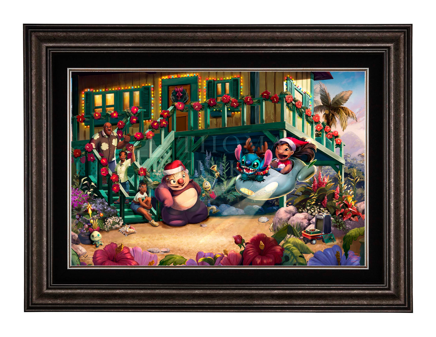 Disney Lilo and Stitch Aloha Christmas - Jewel Edition Art