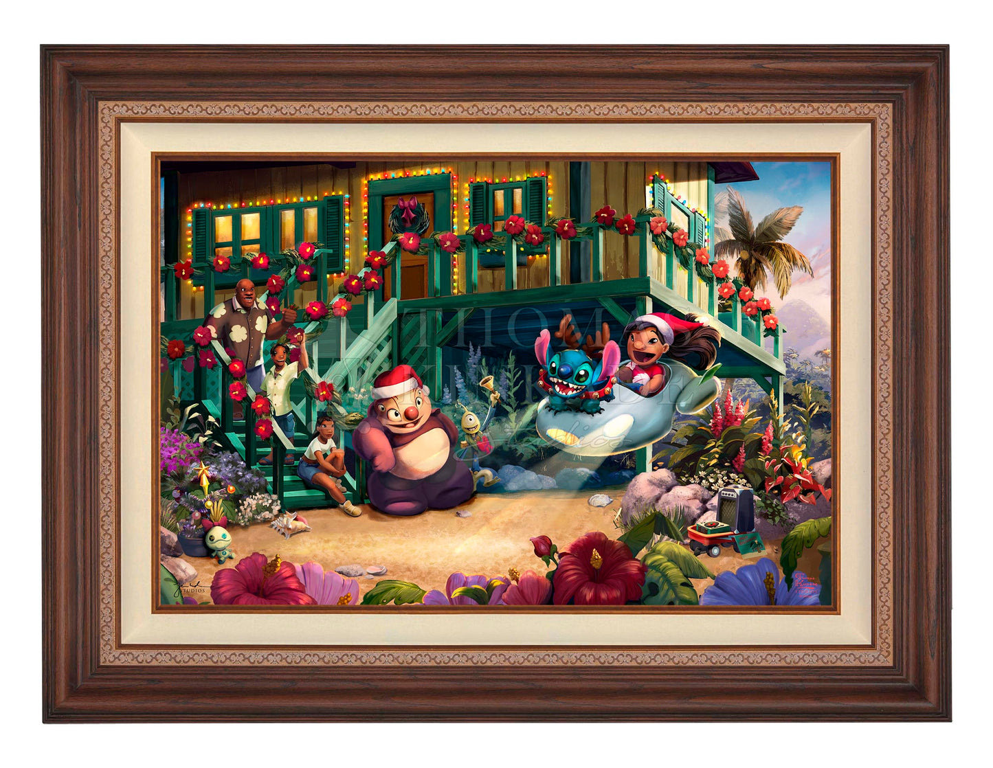 Disney Lilo and Stitch Aloha Christmas - Jewel Edition Art