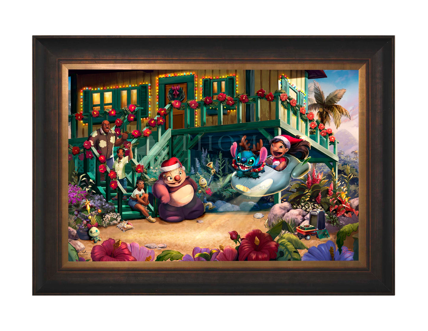 Disney Lilo and Stitch Aloha Christmas - Jewel Edition Art