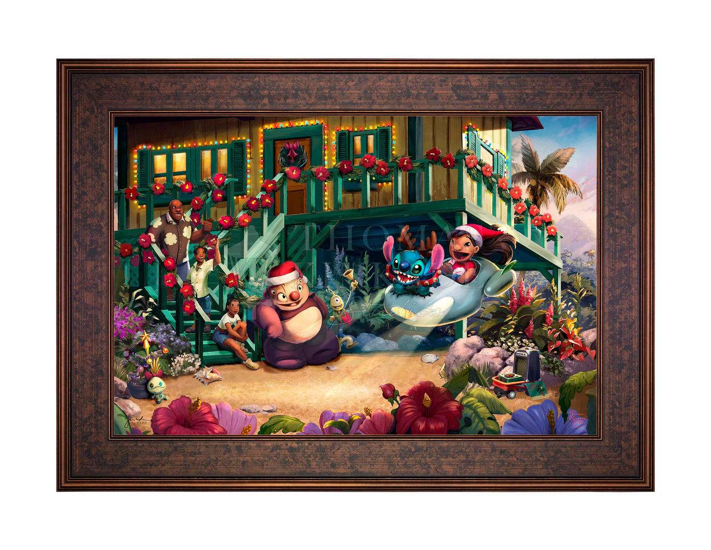 Disney Lilo and Stitch Aloha Christmas - Jewel Edition Art