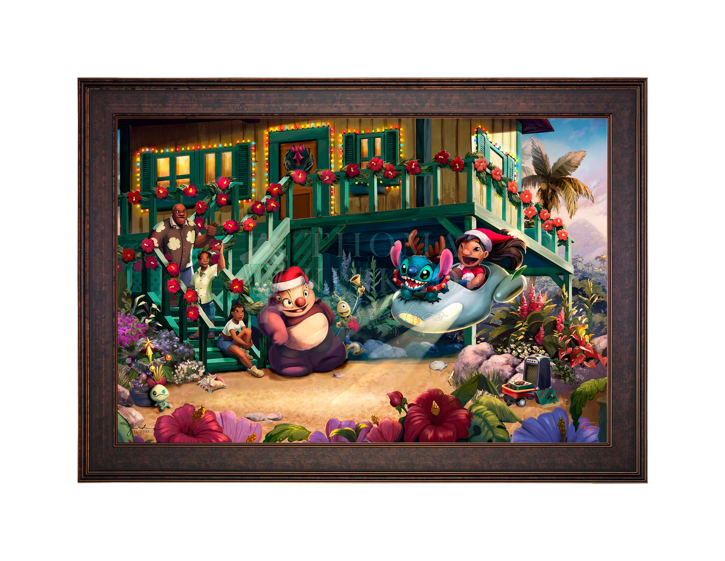 Disney Lilo and Stitch Aloha Christmas - Jewel Edition Art