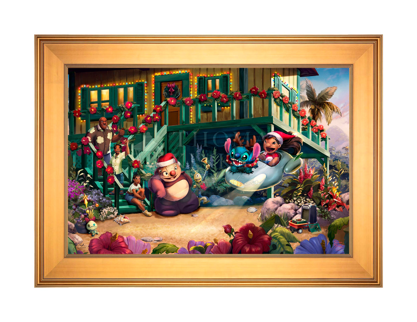 Disney Lilo and Stitch Aloha Christmas - Jewel Edition Art