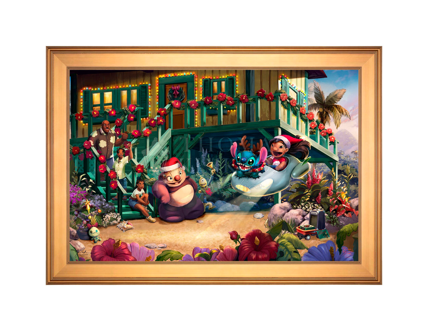 Disney Lilo and Stitch Aloha Christmas - Jewel Edition Art