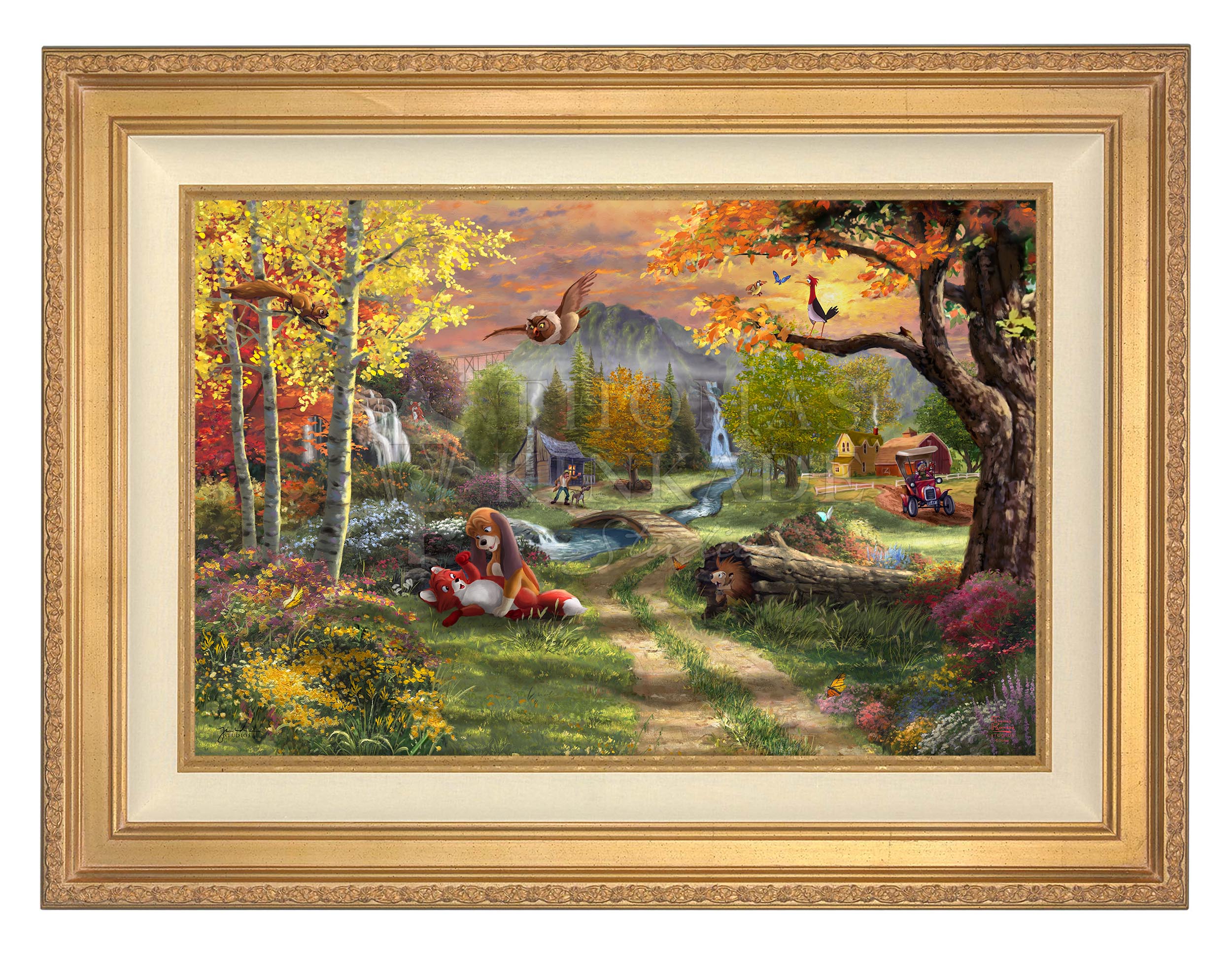 Disney The Fox and the Hound - Limited Edition Canvas Limited