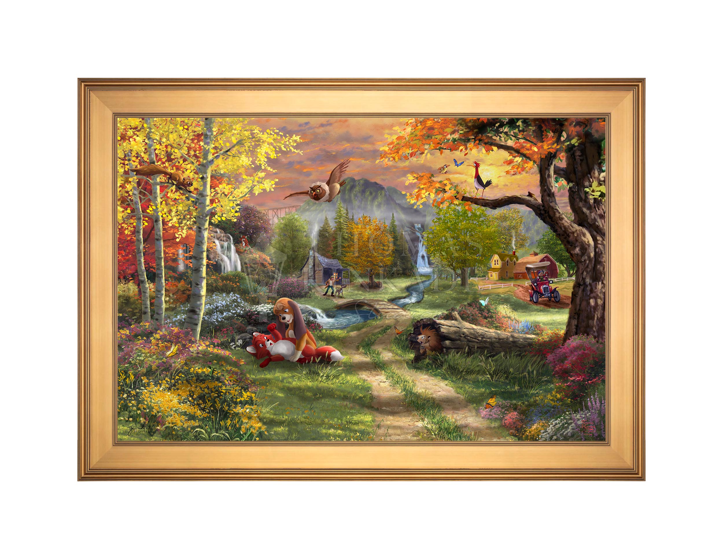 Disney The Fox and the Hound - Limited Edition Canvas Limited