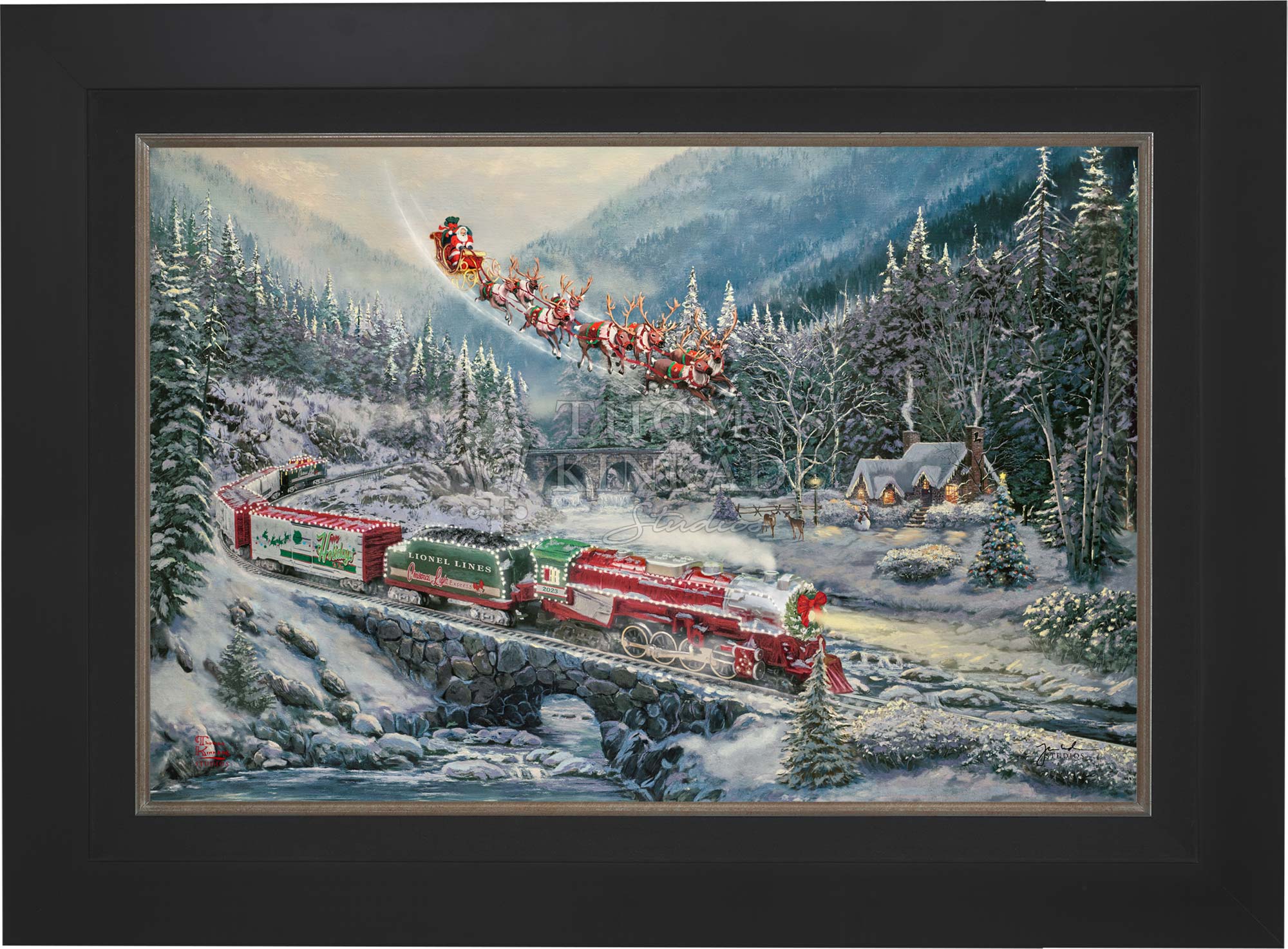 Christmas Light Express - Limited Edition Canvas Limited Edition