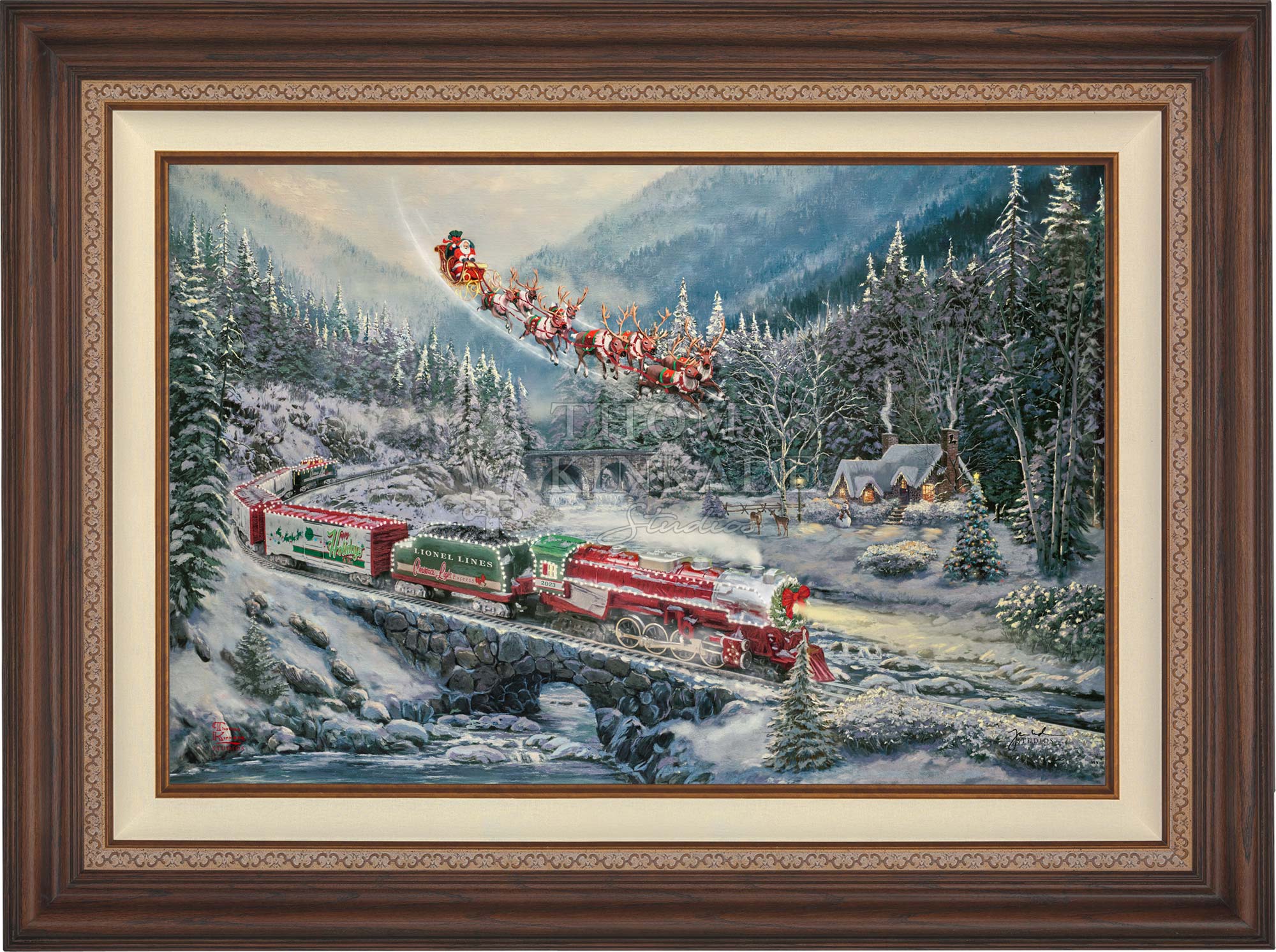 Christmas Light Express - Limited Edition Canvas Limited Edition