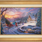 Disney Cinderella Bringing Home the Tree - Limited Edition Canvas