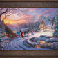 Disney Cinderella Bringing Home the Tree - Limited Edition Canvas