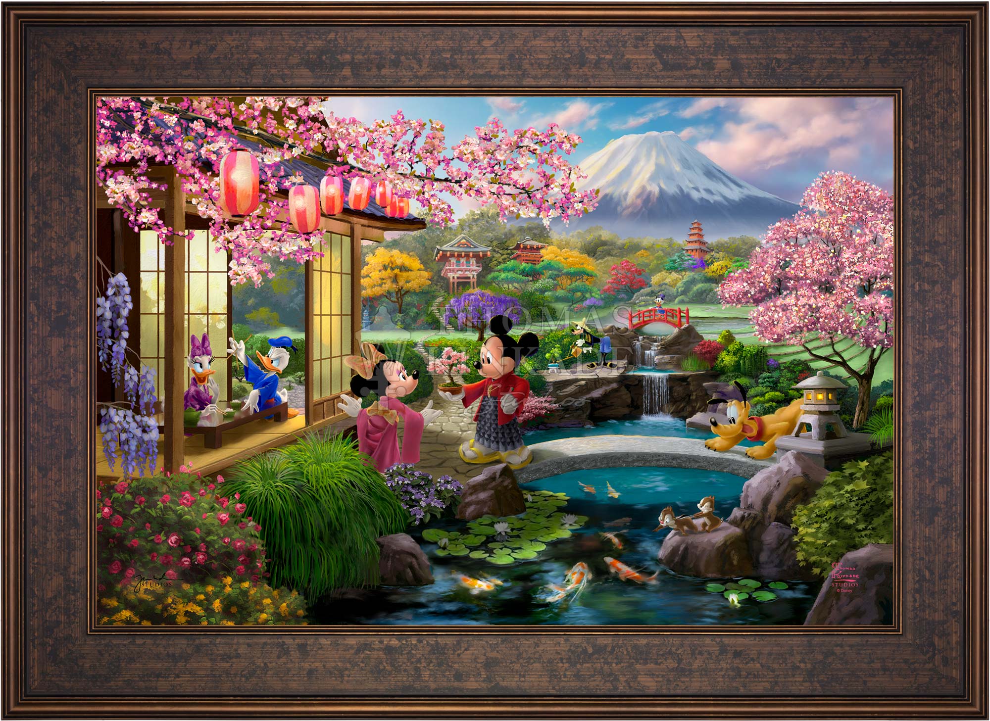 Shop Disney Mickey and Minnie in Japan - Limited Edition Canvas