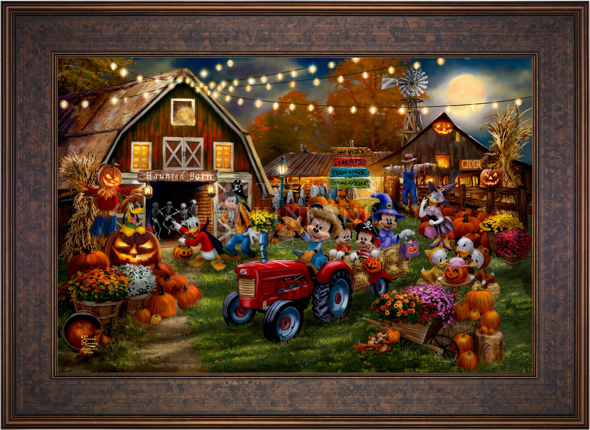 Shop Disney Mickey and Minnie Pumpkin Festival - Jewel Edition Art