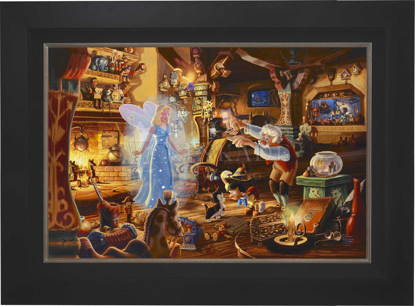 Disney Geppetto's Pinocchio - Limited Edition Canvas