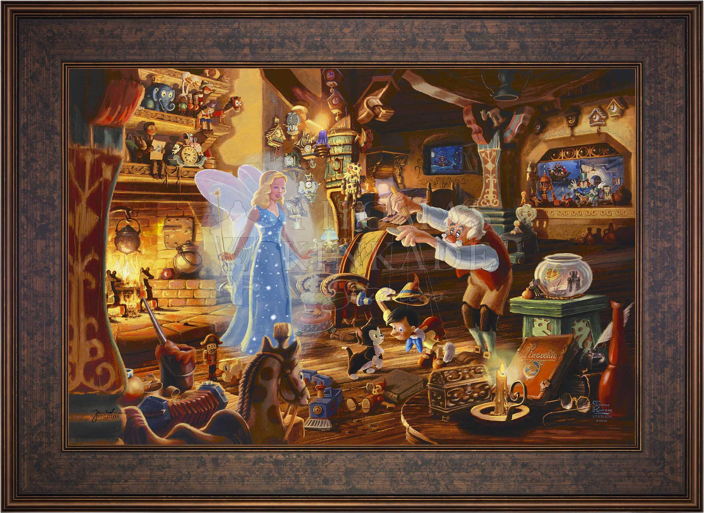 Disney Geppetto's Pinocchio - Limited Edition Canvas
