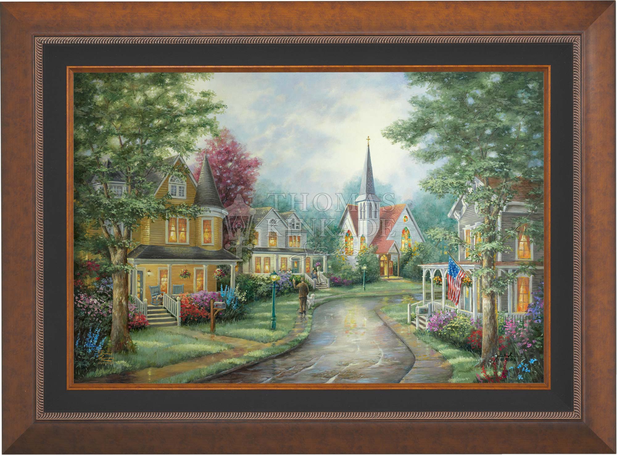 Hometown Afternoon - Limited Edition Canvas Limited Edition Canvas