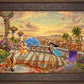 Disney Jasmine Dancing in the Desert Sunset - Limited Edition Canvas