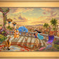 Disney Jasmine Dancing in the Desert Sunset - Limited Edition Canvas