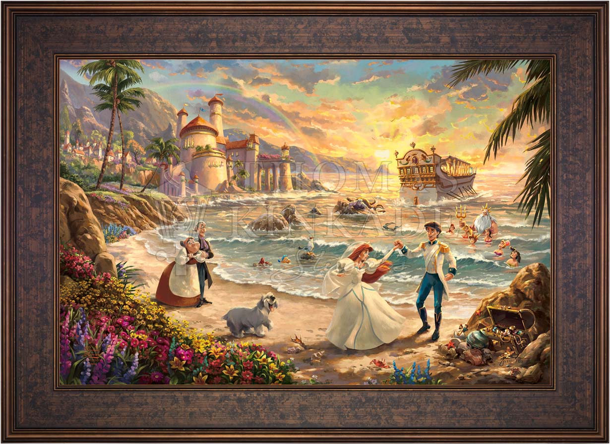 Disney The Little Mermaid Celebration of Love - Limited Edition Canvas