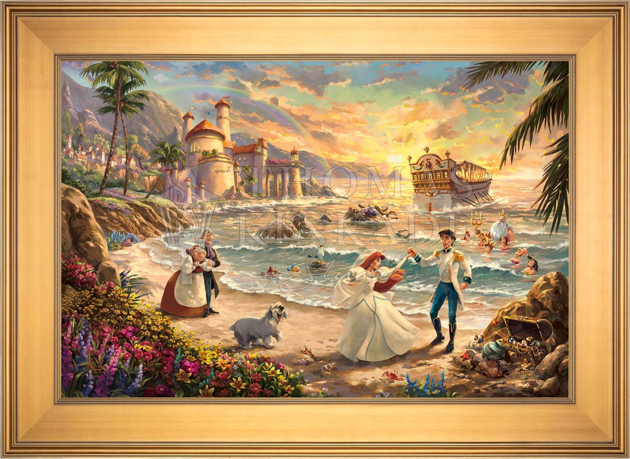 Disney The Little Mermaid Celebration of Love - Limited Edition Canvas