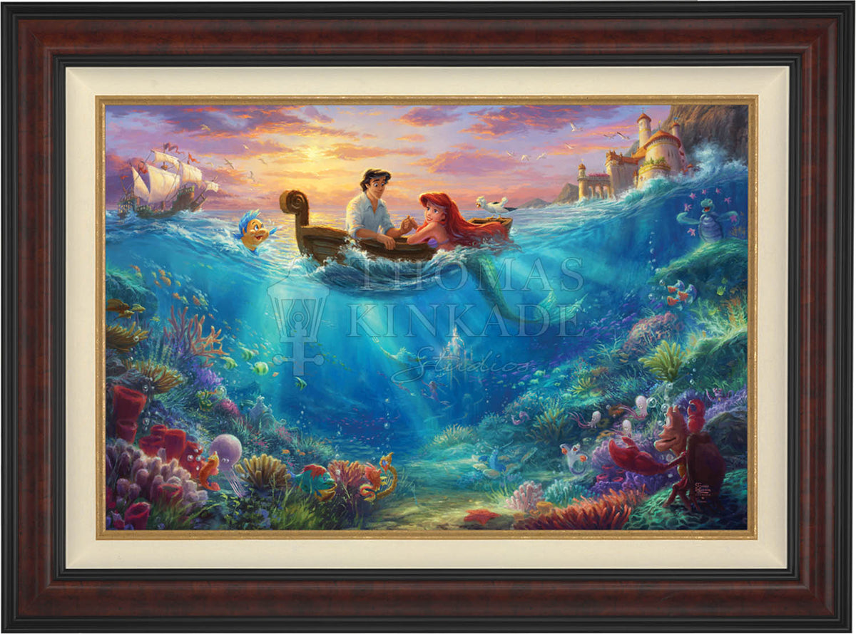 Disney The Little Mermaid Falling in Love - Limited Edition Canvas