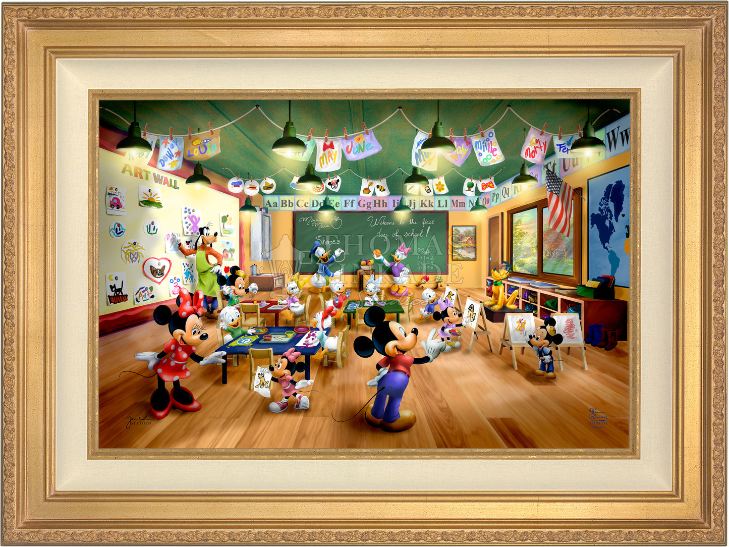 Disney Mickey and Minnie Schoolhouse - Jewel Edition Art