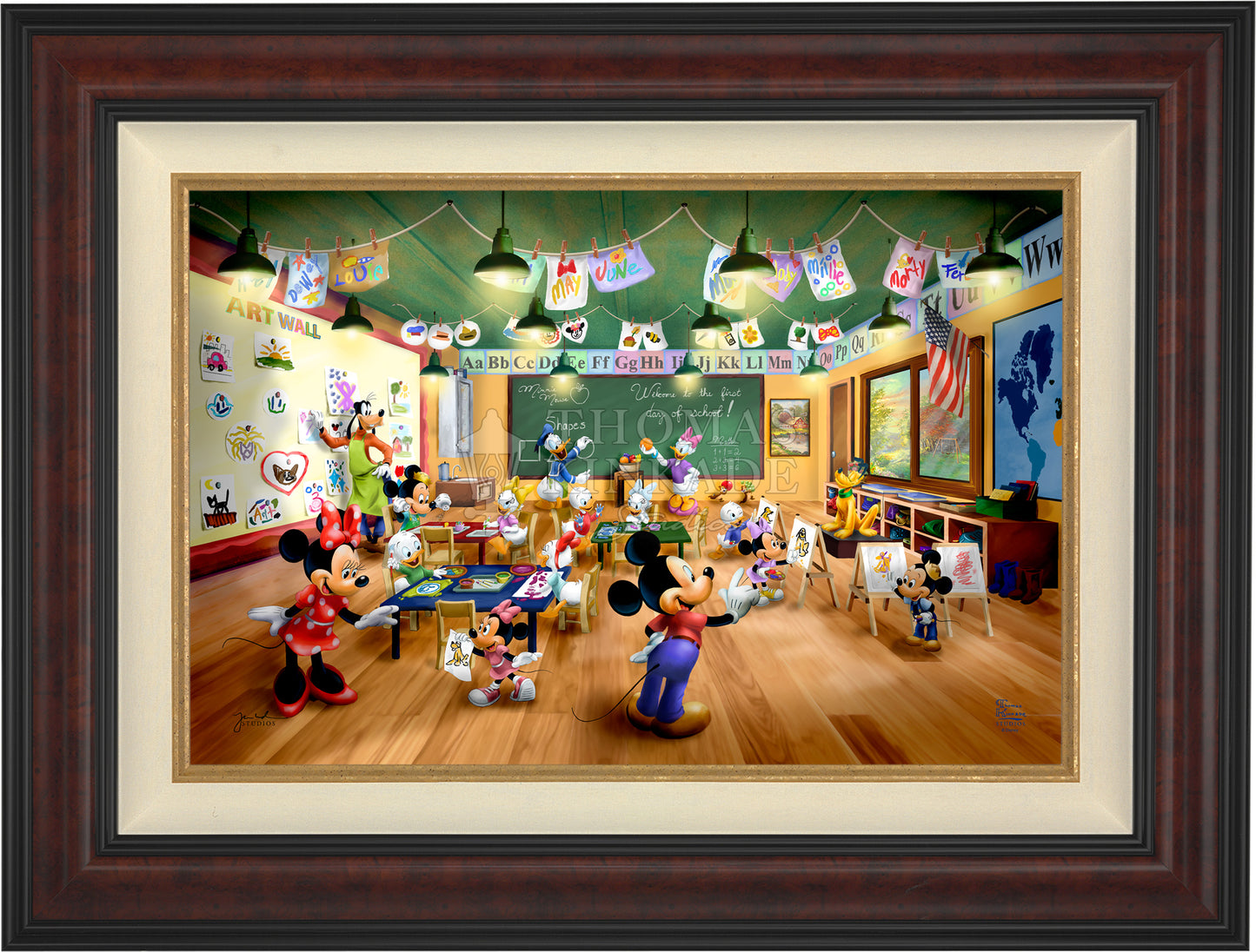 Disney Mickey and Minnie Schoolhouse - Jewel Edition Art