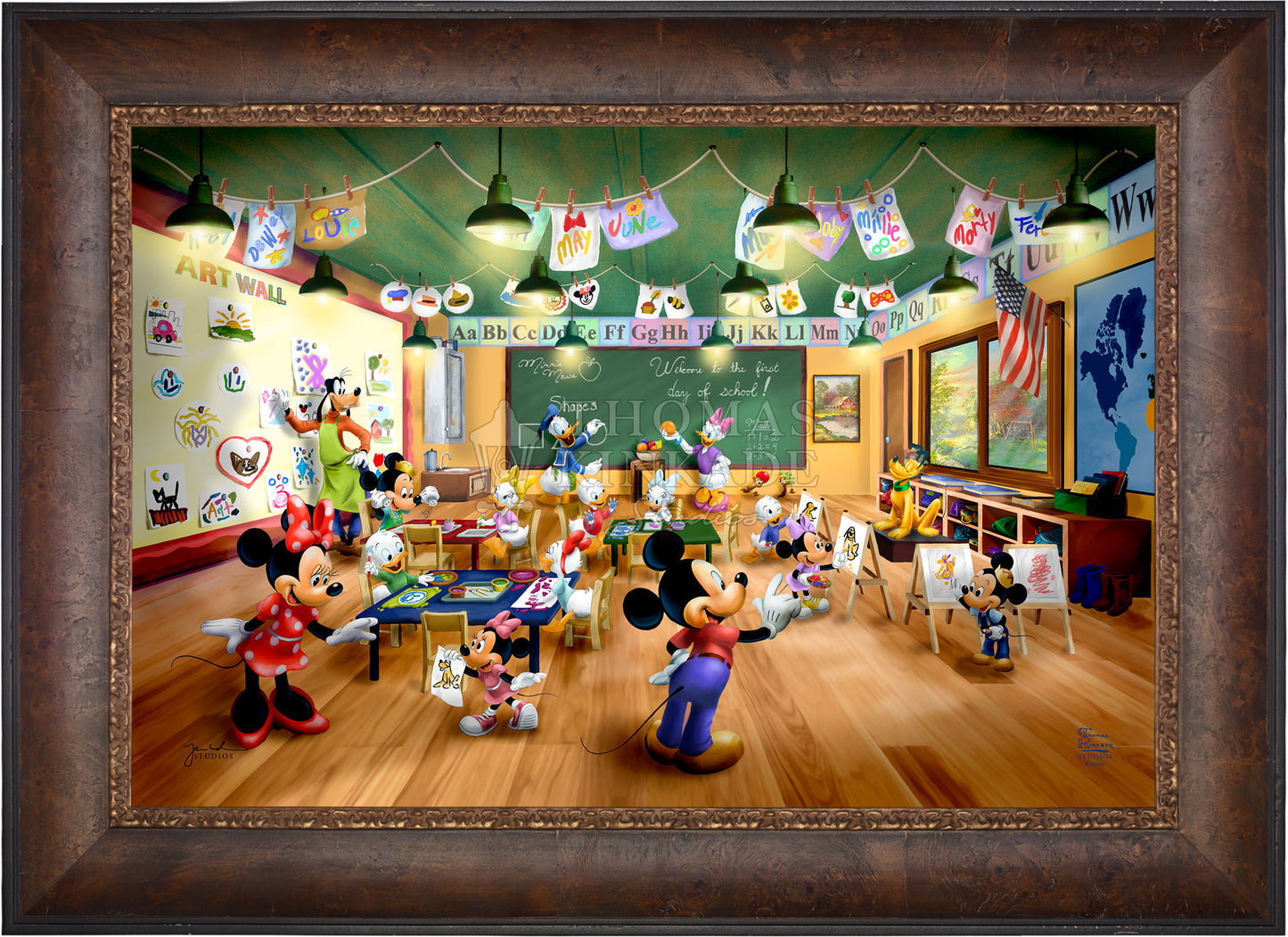 Disney Mickey and Minnie Schoolhouse - Jewel Edition Art