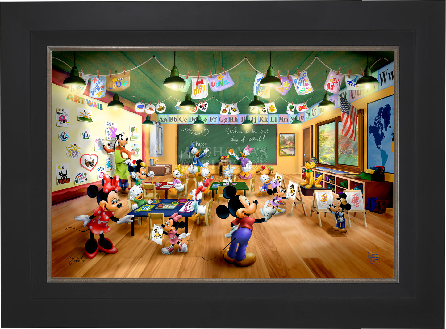 Disney Mickey and Minnie Schoolhouse - Jewel Edition Art